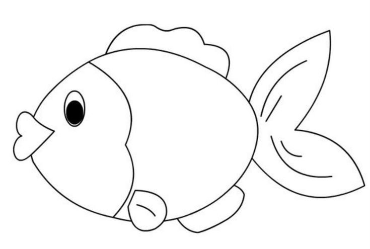 Шаблон рыбки