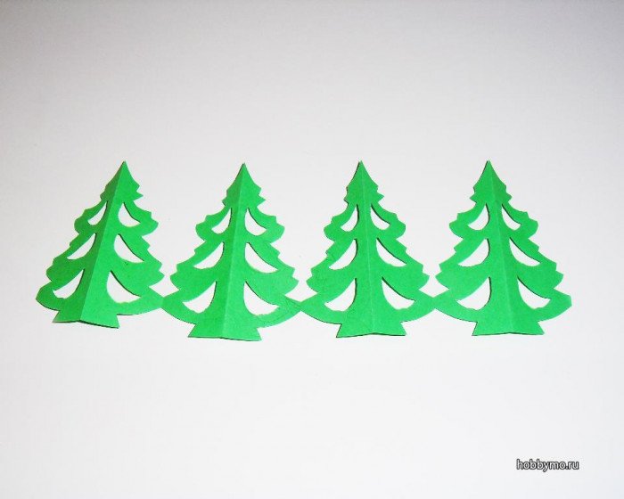 Елочка для вырезания