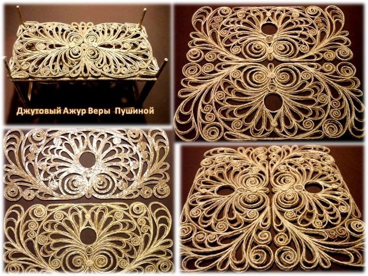 Наталья Полякова джутовая филигрань