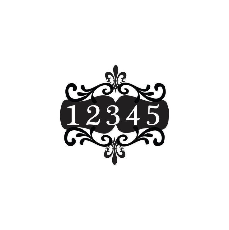 Номер квартиры DXF