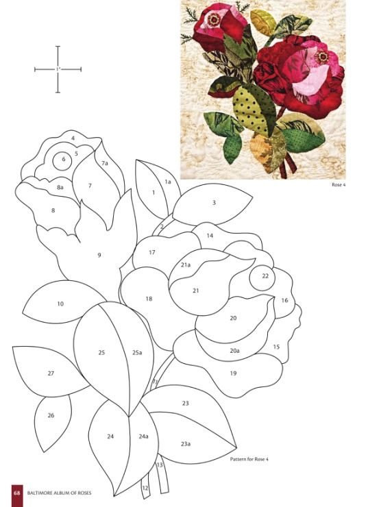 Схемы для аппликаций из ткани