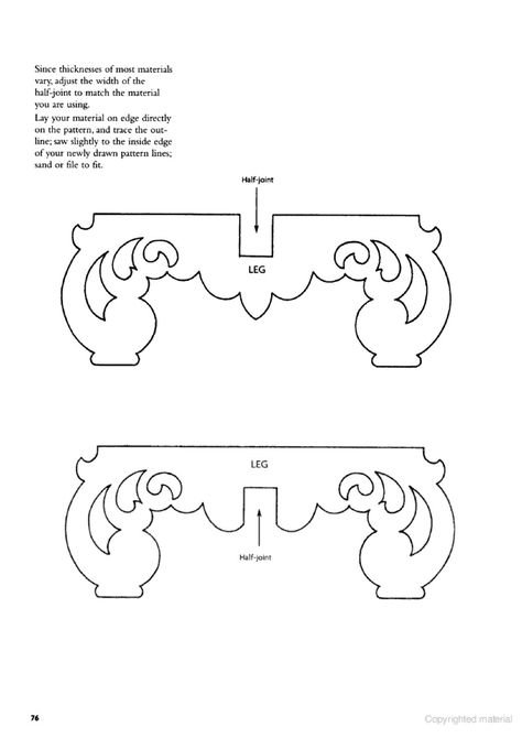 Чертежи для выпиливания