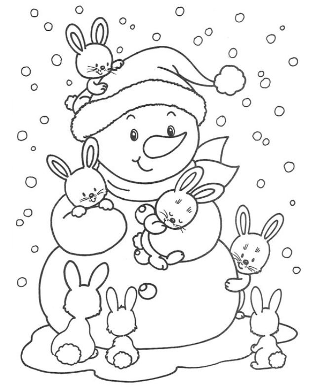 Новогодние раскраски дляетей