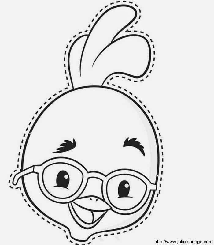 Маска цыпленка раскраска