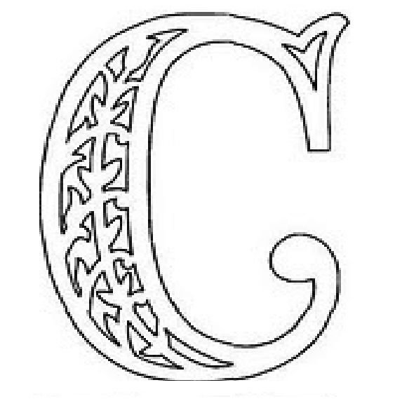 Новогодние буквы трафареты для вырезания