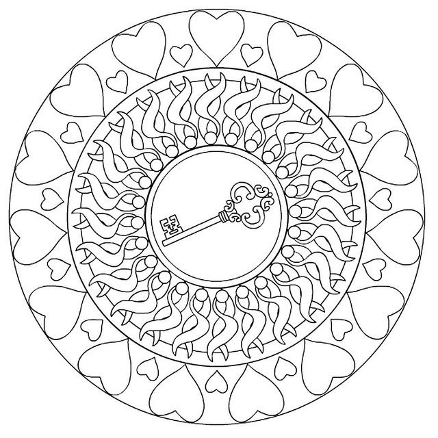 Мандалы для раскрашивания благополучие