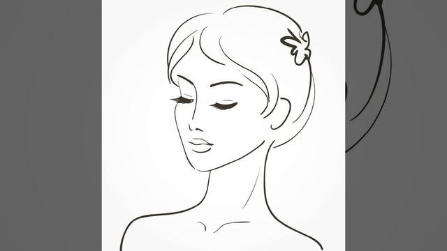 головы женщины на окно