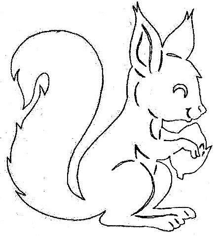 Белка вытынанка на окно