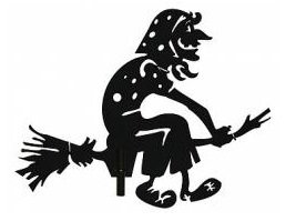 Силуэт бабы яги