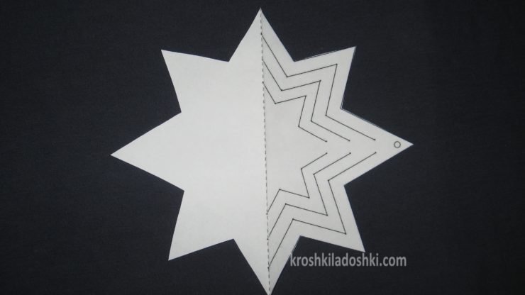 Снежинка звезда