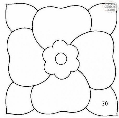 Трафареты для аппликаций