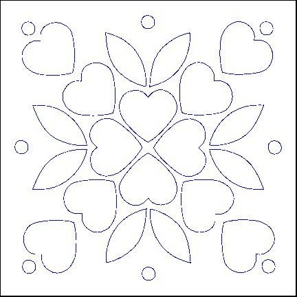 Мотивы для аппликаций из ткани