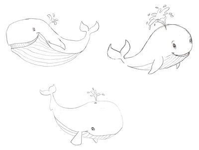 Три кита нарисовать