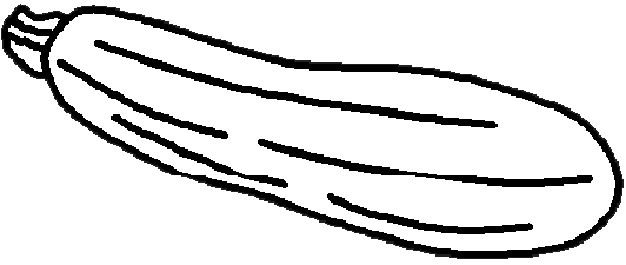 Цукини раскраска для детей