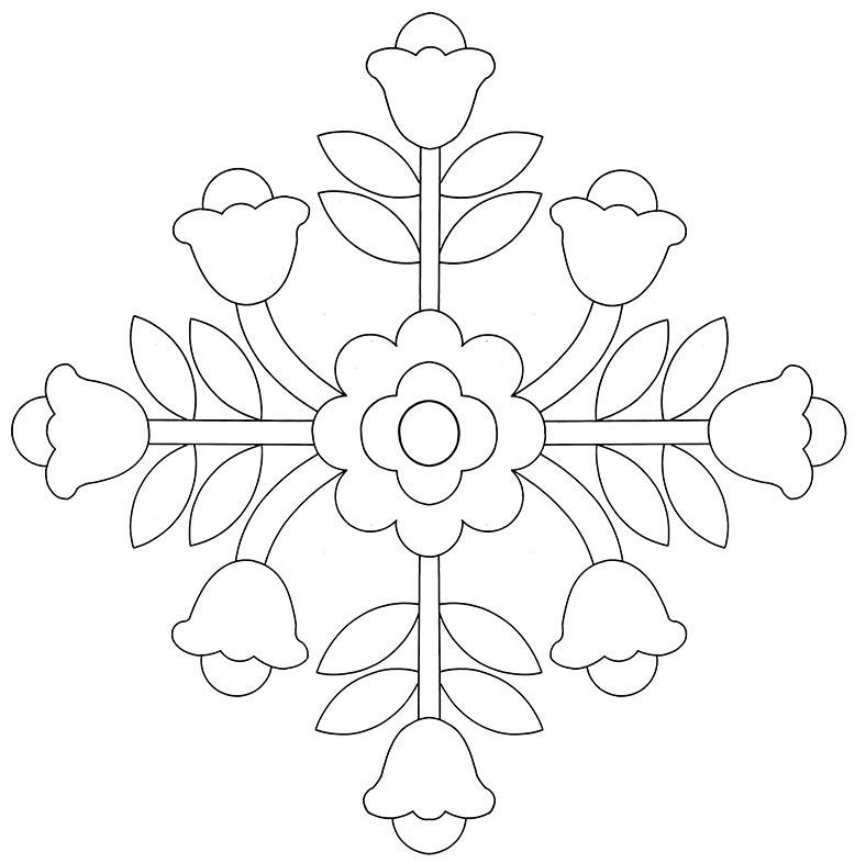 Рисунки для аппликации на ткани цветы