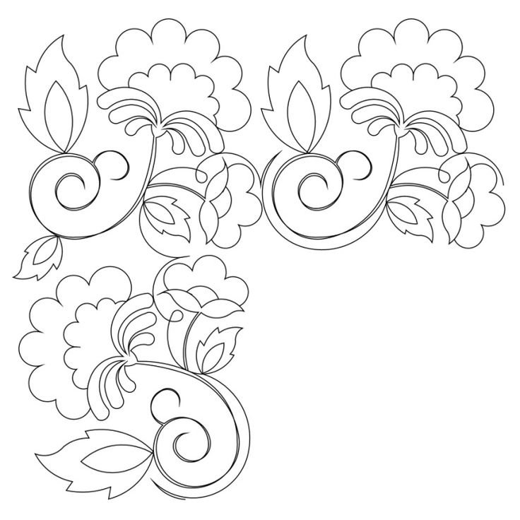 Трафарет для вышивки