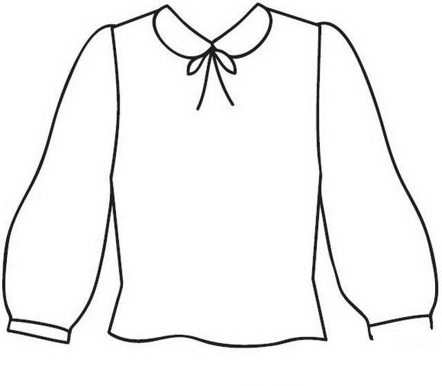 Раскраска кофта