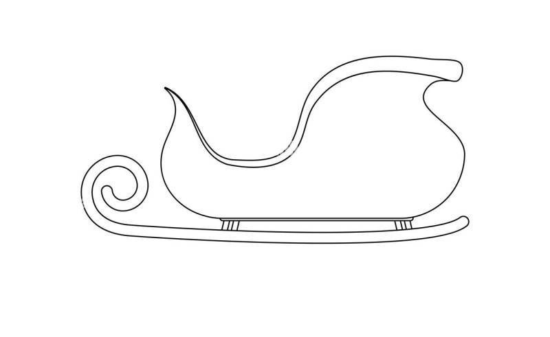 Рисование санки