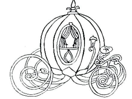 Карета раскраска