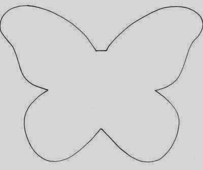 Бабочка шаблон для пряника