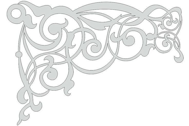 Ажурные узоры для вырезания
