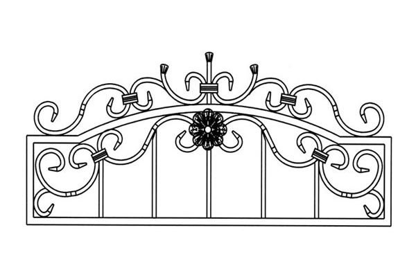 Заборчик для камина рисунок