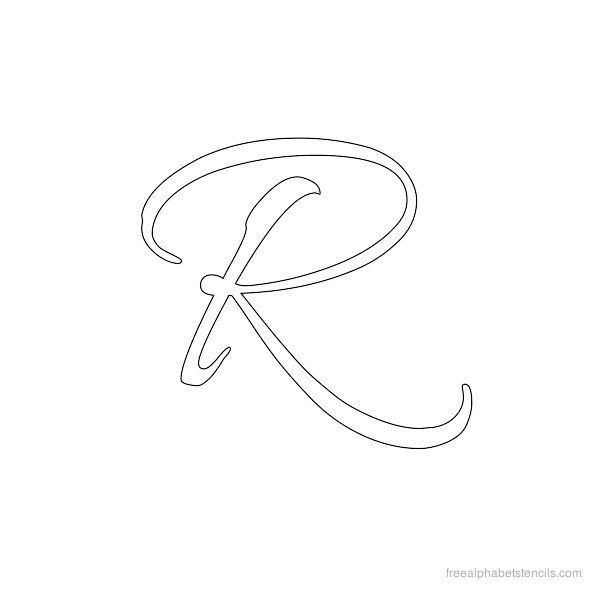 Красивая буква r