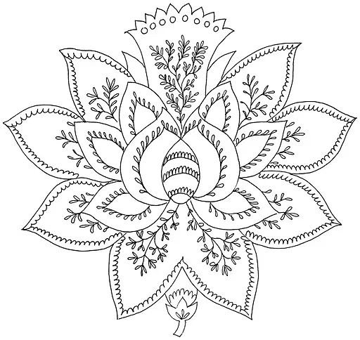 Точечная роспись трафареты