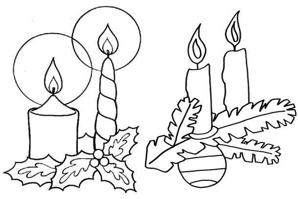 Трафареты на окна новогодние