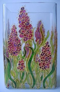 Витражная роспись бутылок