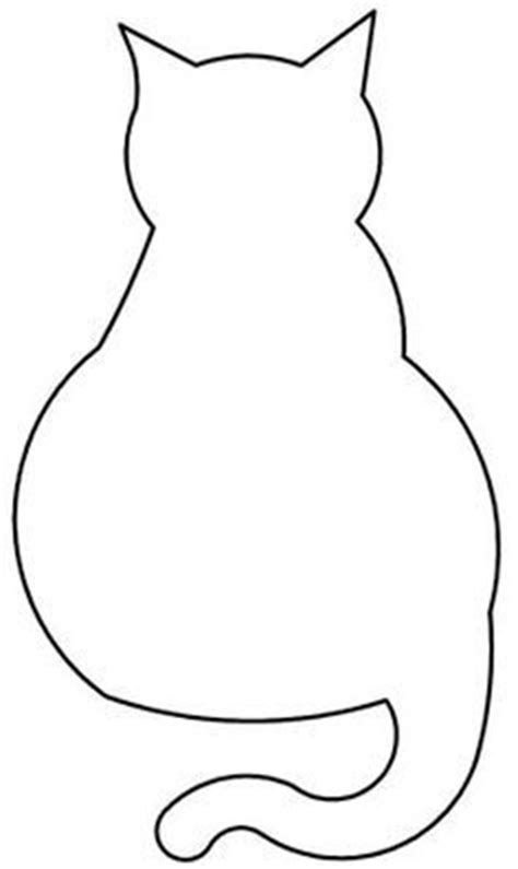 Аппликация кошка шаблон