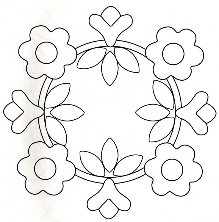 Трафареты для аппликаций из ткани