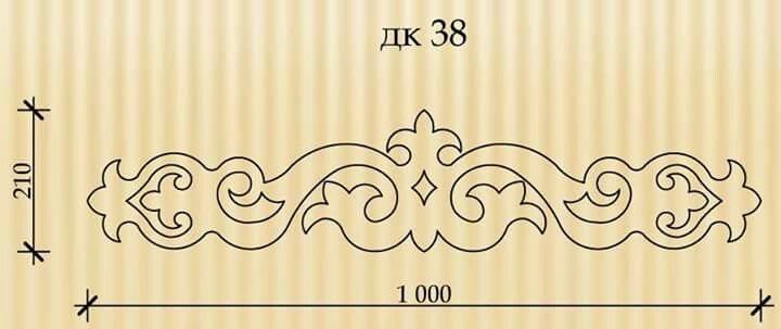 Эскизы резных наличников