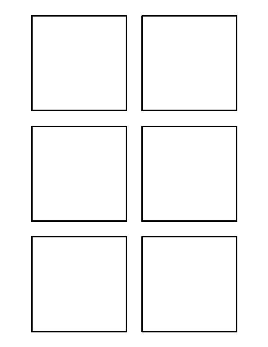 Трафарет квадрат