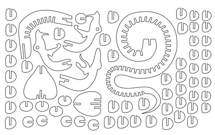 Трафареты для выпиливания лобзиком из фанеры