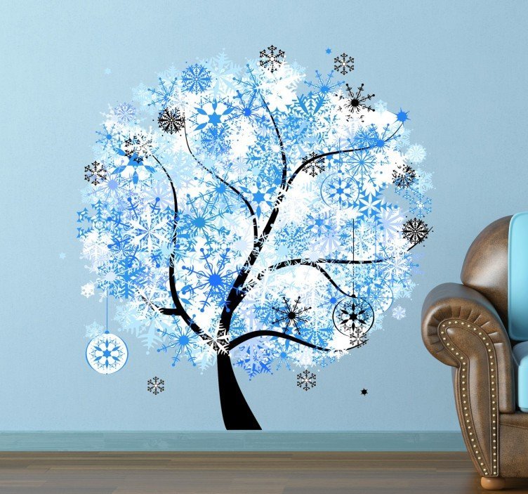 Зимнее дерево декор