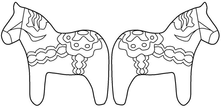 Дымковская игрушка лошадка раскраска для детей