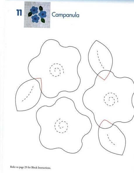 Трафареты для аппликаций из ткани