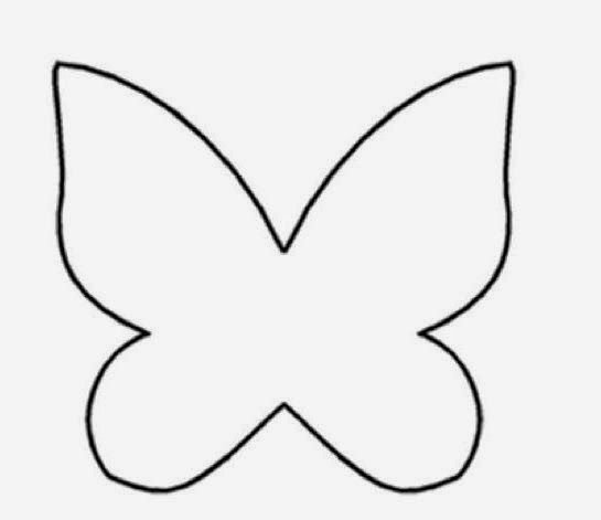 Бабочка трафарет для пряника