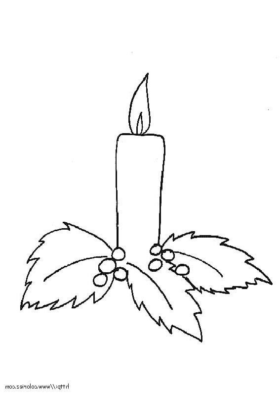 Свеча трафарет