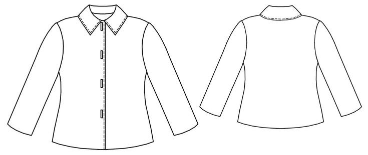 Кофта раскраска для детей