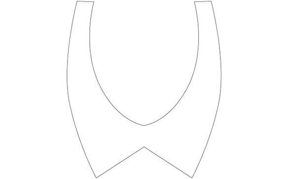 Ожерелье трафарет
