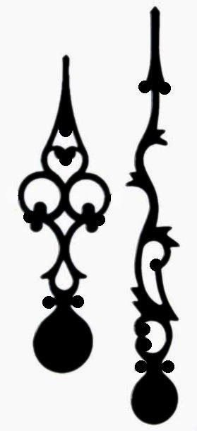 Ажурные стрелки для часов