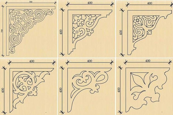 Трафареты для пропильной резьбы по дереву