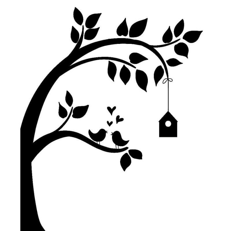 Трафарет "дерево"