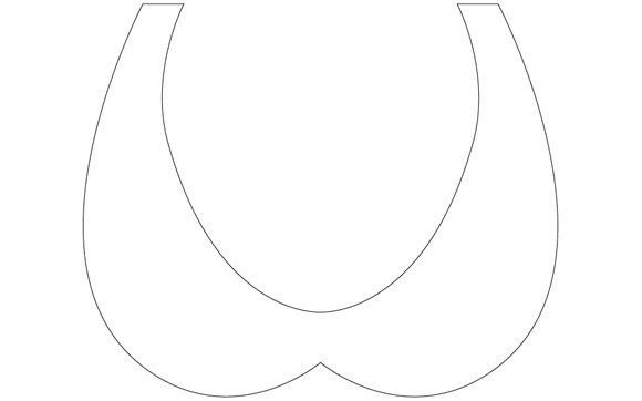 Колье воротник съемный