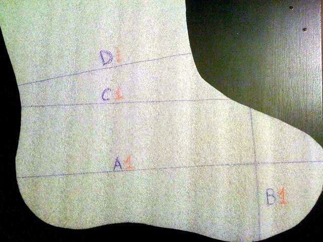 Выкройка валенка для валяния