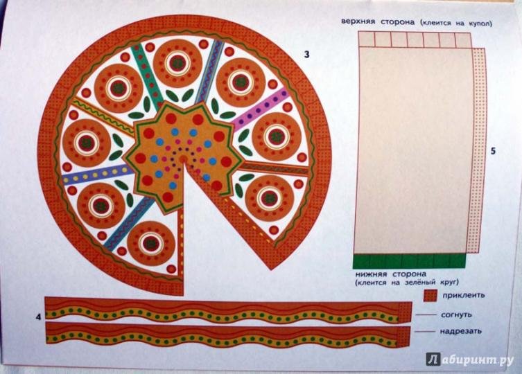 Дымковская роспись тарелка