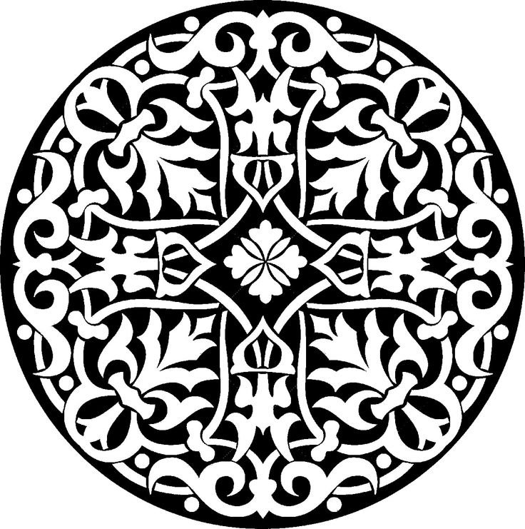 Круглый орнамент