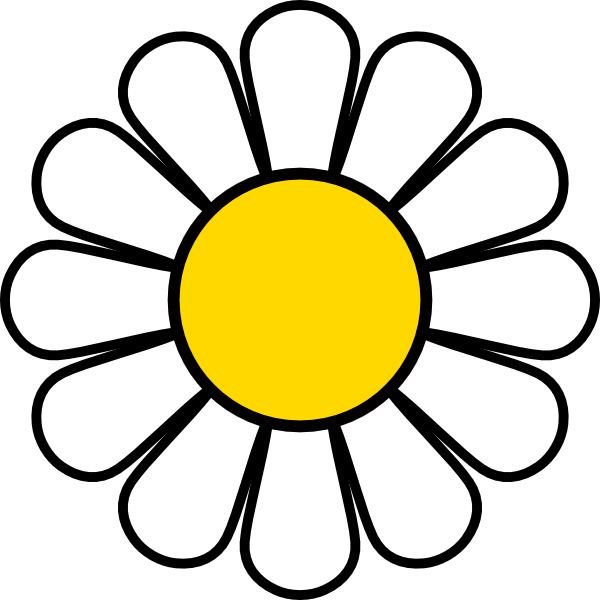 Ромашки для вырезания цветные